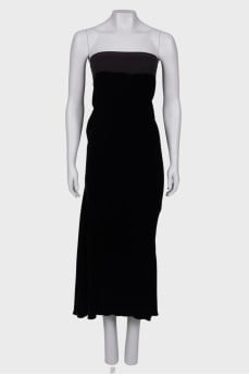 Velvet bodycon dress