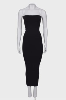 Black sheath dress