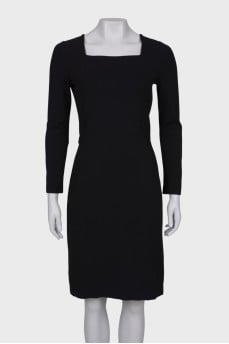 Black viscose dress