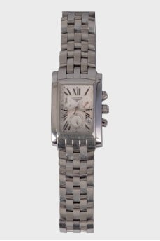 Watch DolceVita Rectangular Black Dial Chronograph L5.656.4.79.6
