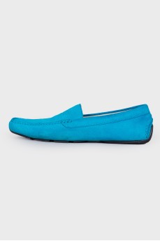 Men's suede moccasins