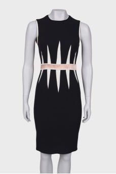 Charcoal close-fitting dress