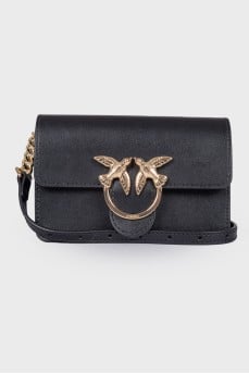 Black mini shoulder bag