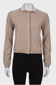 Cashmere cardigan with buttons