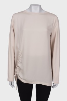 Side draped tunic