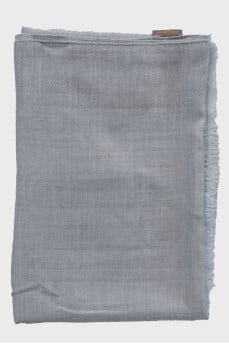 Cashmere gray scarf