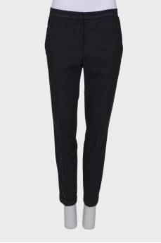 Wool black dress pants