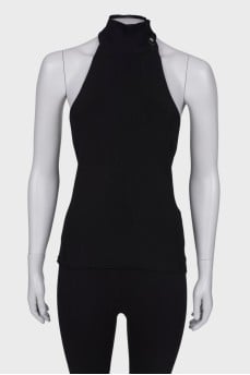 Top with open back
