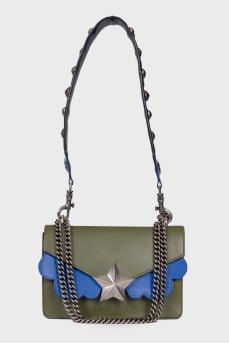 Star leather bag