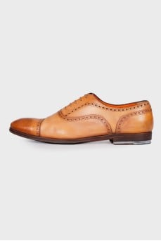 Men's leather brogues