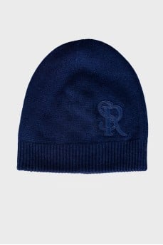 Men's cashmere hat with tag