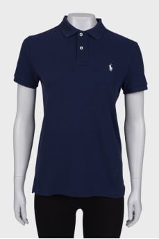 Blue polo shirt