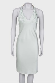 Mint dress with metal