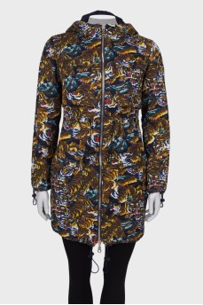 Multicolour print jacket