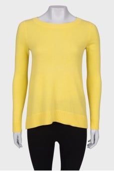 Cashmere yellow sweater with tag