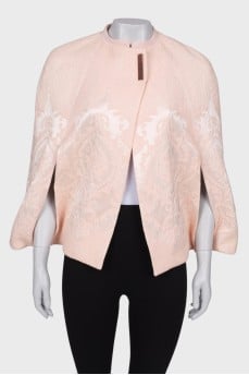 Light pink poncho
