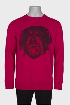 Men's sweatshirt with print