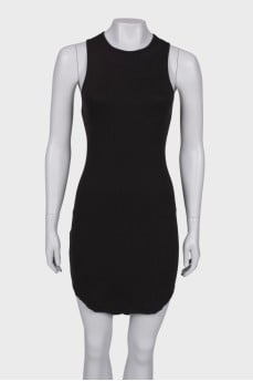 Black bodycon dress