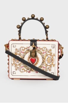 Dauphine Box leather bag
