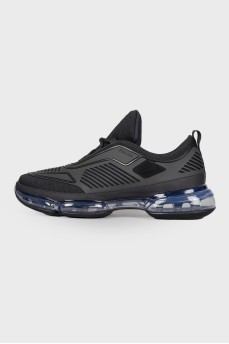 Men's sneakers with transparent soles