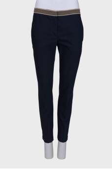 Elasticated classic trousers