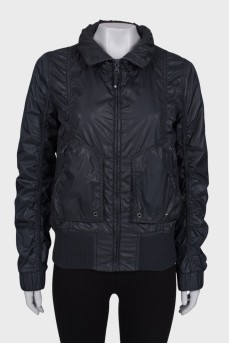 Black jacket with collar