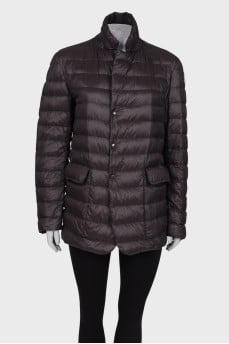 Quilted charcoal jacket