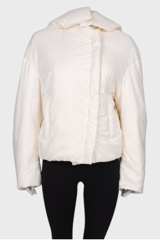 Milk jacket with hood