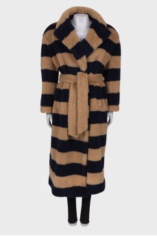 Alpaca wool coat