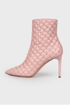Rockstud Spike Ankle Boots