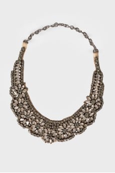 Necklace on the shirt