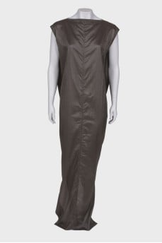 Cotton jute maxi dress