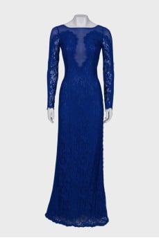 Openwork maxi dress