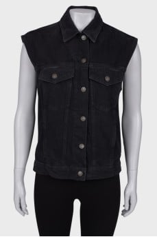 Kaimuki denim vest