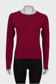 Red cotton longsleeve