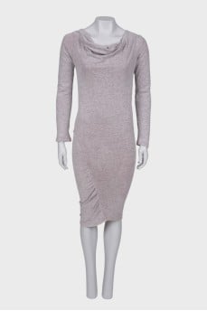 Gray dress body-con shape