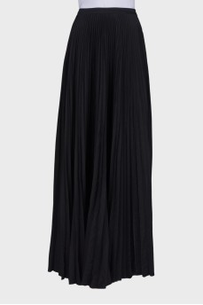 Pleated maxi skirt