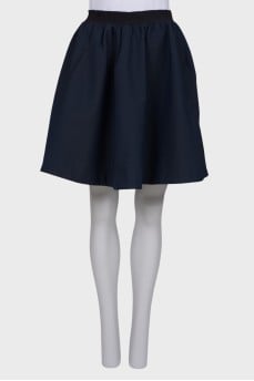 Navy blue flared skirt ChangeClear
