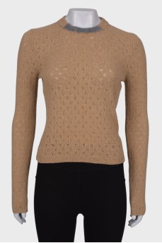 Wool beige sweater