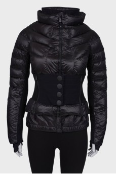 Turtleneck combination Jacket