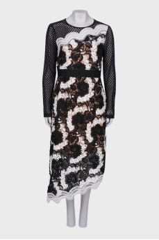 Sheer lace dress
