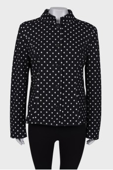 Blazer with polka dots