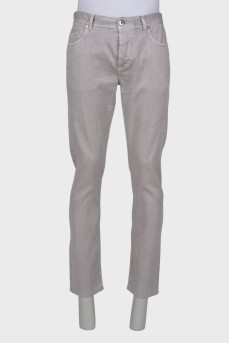 Men's gray jeans