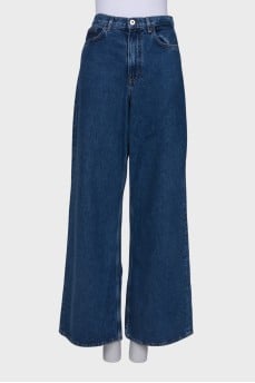 Navy blue palazzo jeans