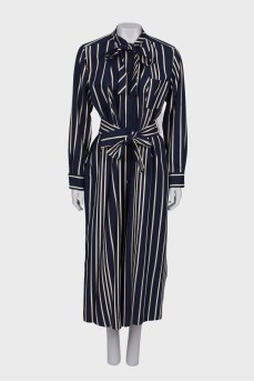 Belt maxi dress