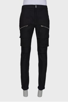Men's black joggers