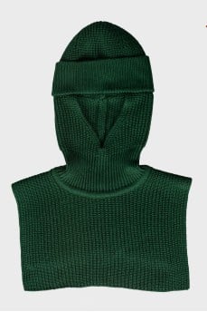 Dark green balaclava