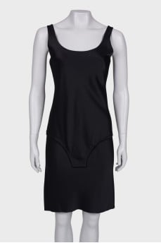 Black shift dress