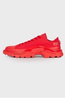 Men's red sneakers