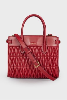 Bordeaux leather bag